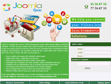Tablet Screenshot of joomlaqatar.com